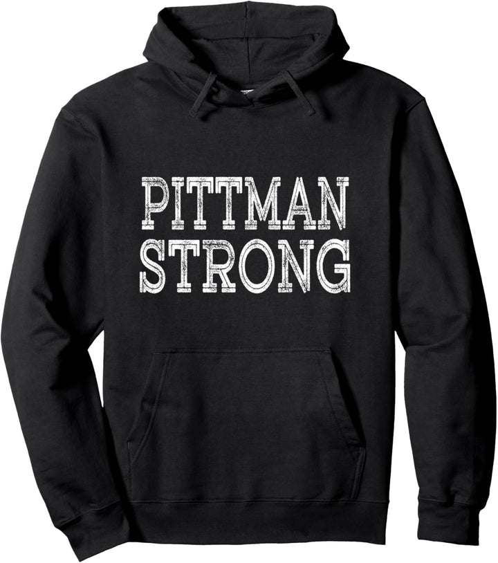 PITTMAN Strong Squad Familientreffen Nachname Team Custom Pullover Hoodie