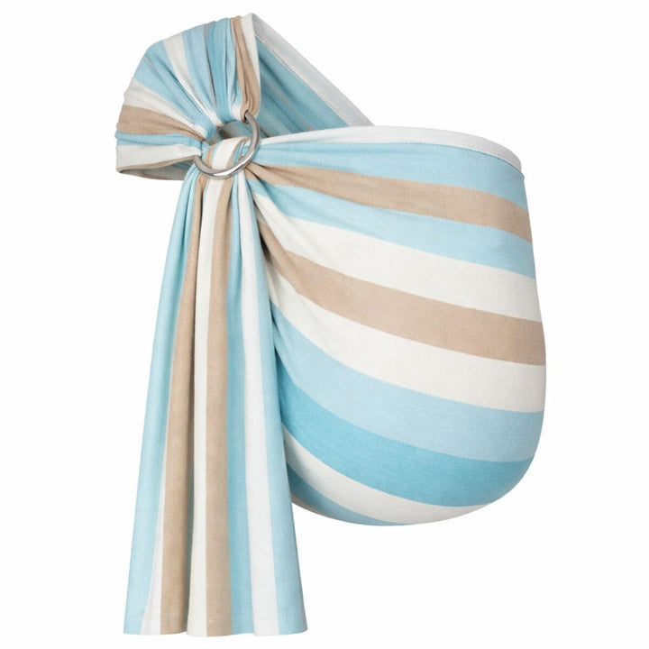 Hoppediz Ring-Sling, Baby-Tragetuch ab Geburt, 100 % schadstoffgeprüfte Baumwolle, Design Brest, Bre