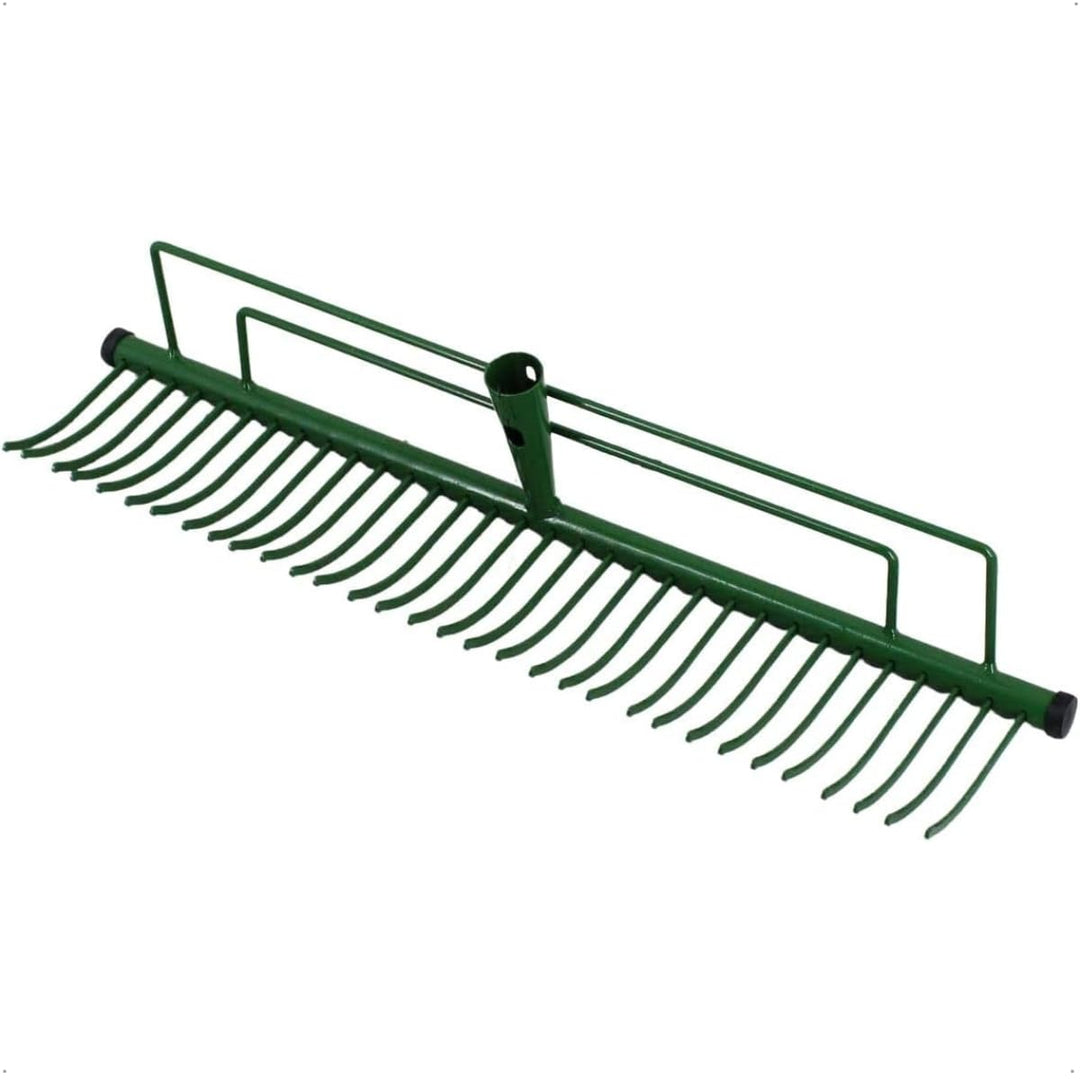 Rekord Rasenrechen (Stahl, pulverbeschichtet) - Arbeitsbreite: 60 cm 32 Zinken - ohne Stiel, Laubrec
