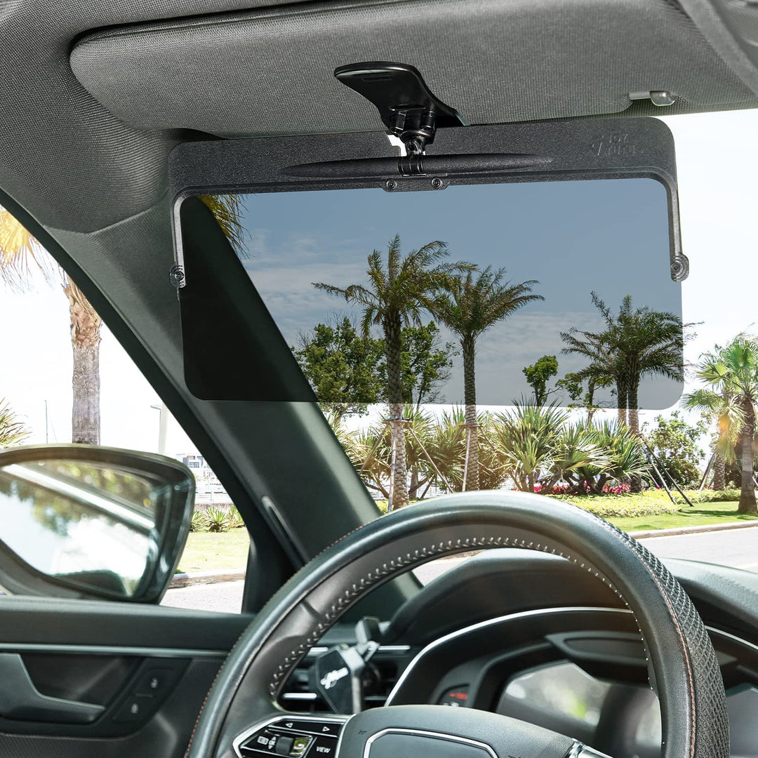 JOYTUTUS Auto Sonnenblende Verlängerung, Frontscheibe-Sonnenschutz, Blend- und UV-Strahlenschutz, Po