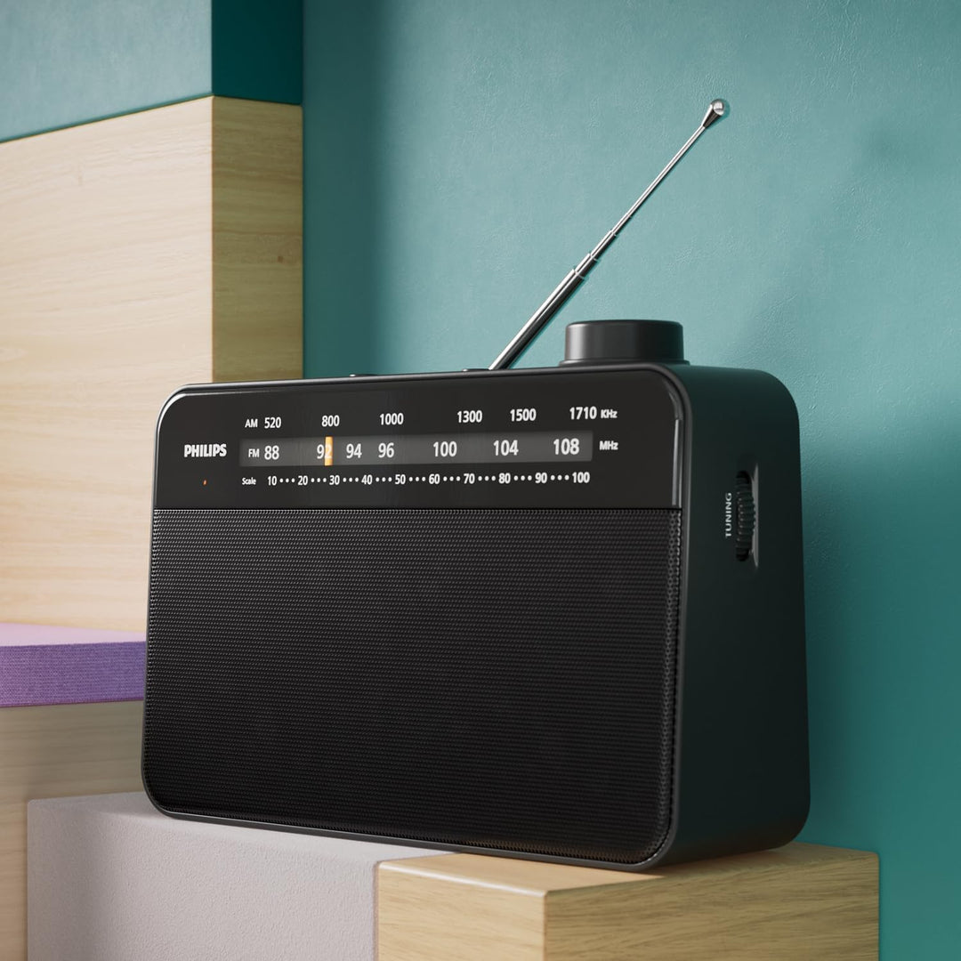 Philips TAR2509 FM-/MW-Kofferradio Portable, Portable