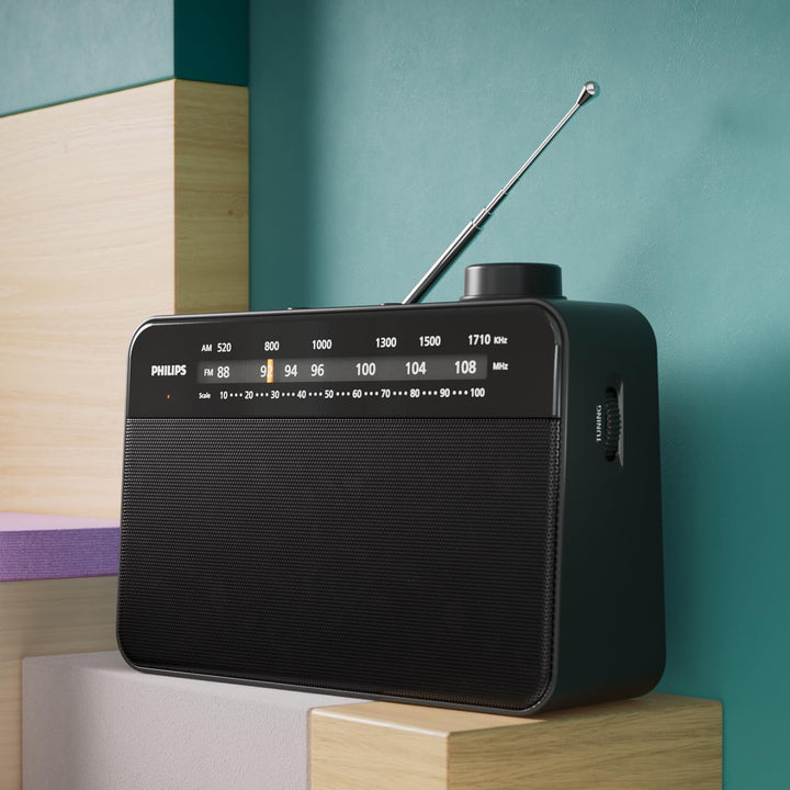 Philips TAR2509 FM-/MW-Kofferradio Portable, Portable