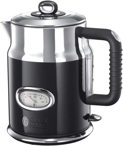 Russell Hobbs Wasserkocher + Toaster Retro schwarz