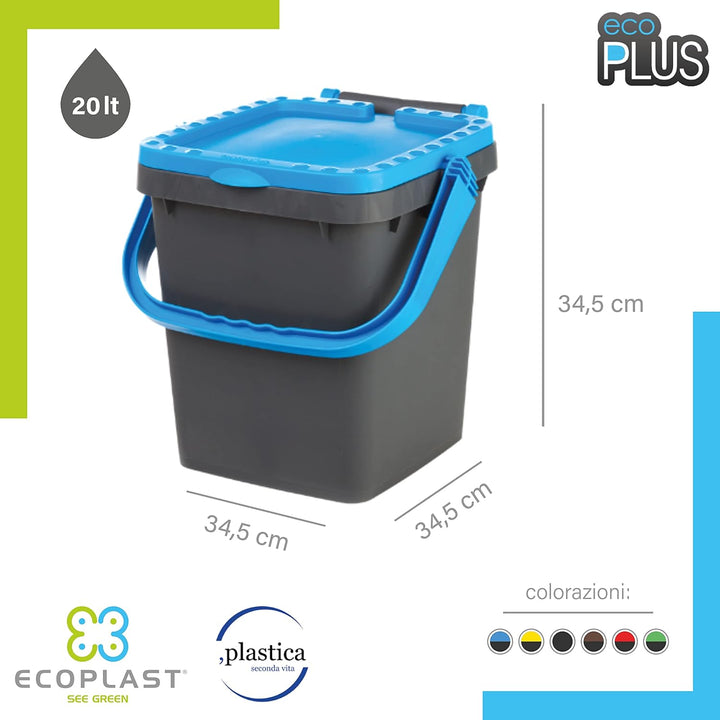 Mülleimer ECOPLUS 20 Liter gelb ECP20