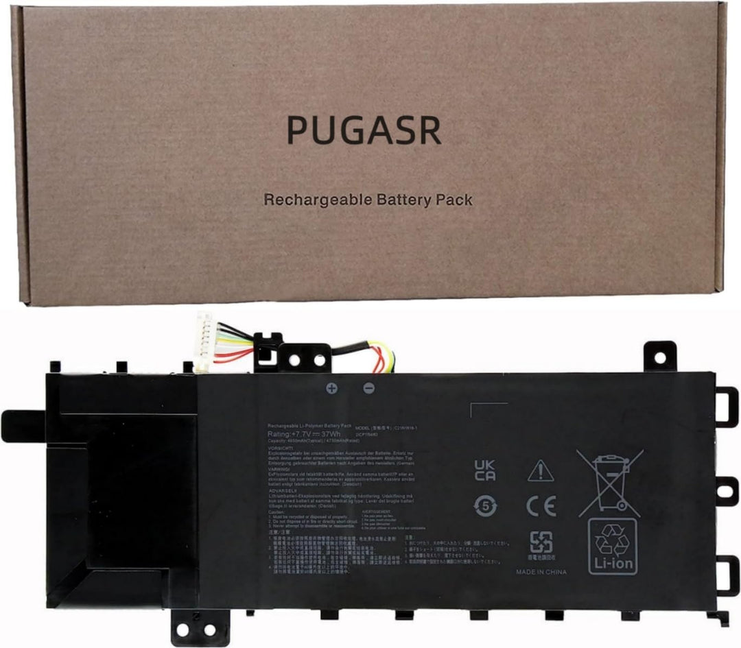 PUGASR C21N1818-1 Laptop Akku Kompatibel mit ASUS VivoBook 15 F512FA F512DA X512JA F512FB F512FJ F51