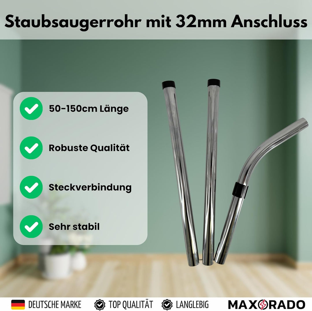 Staubsaugerrohr für Numatic Henry Hetty James Basil David Edward George I Staubsauger Rohr 32mm Ersa