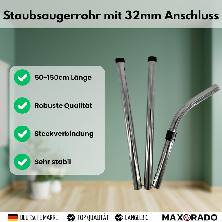 Staubsaugerrohr für Numatic Henry Hetty James Basil David Edward George I Staubsauger Rohr 32mm Ersa