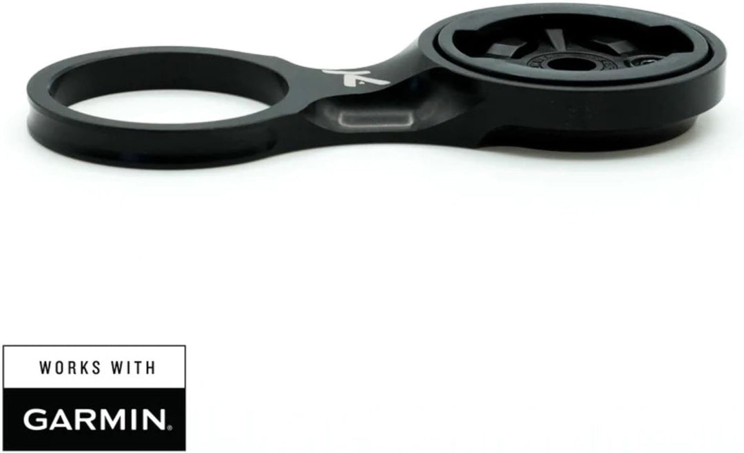 Vorbauhalterung K-EDGE für Fahrradcomputer GARMIN EDGE Fest Schwarz, Schwarz