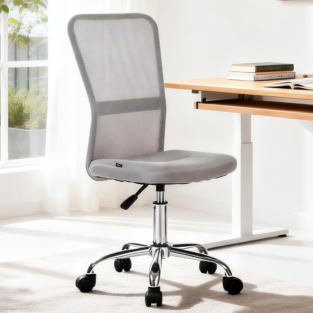Mingone Bürostuhl Ergonomisch Schreibtischstuhl aus Mesh Höhenverstellbarer Drehstuhl 360° Drehbarer