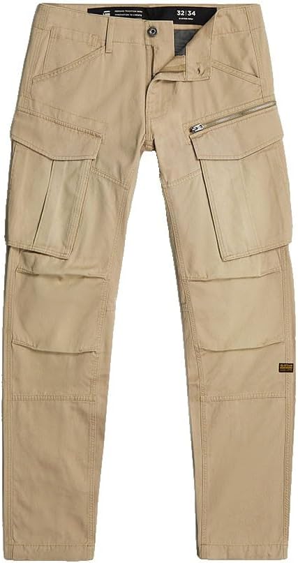 G-STAR Herren Rovic Zip 3D Regular Tapered Pants 26W / 32L Braun (Lion D02190-c962-1610), 26W / 32L