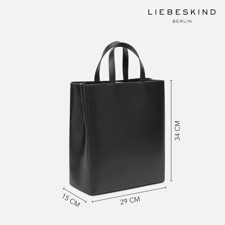 Liebskind Berlin Suede Paperbag Tote M, Medium (HxBxT 34cm x 29cm x 15cm) Dark Mandarine, Dark Manda