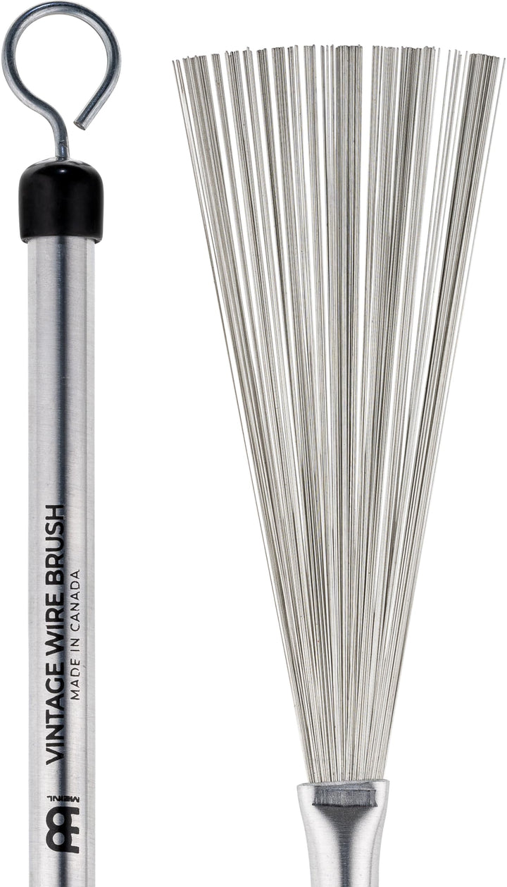 Meinl Stick & Brush Vintage Wire Brush - Schlagzeugbesen - Drumsticks - Jazz Besen (SB309), Vintage