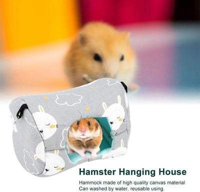 Kleintierkäfig Hängematte aus Leinen Hamsterkäfig Hängematte für Ratten/Kleinnager, Kleintierhöhle K