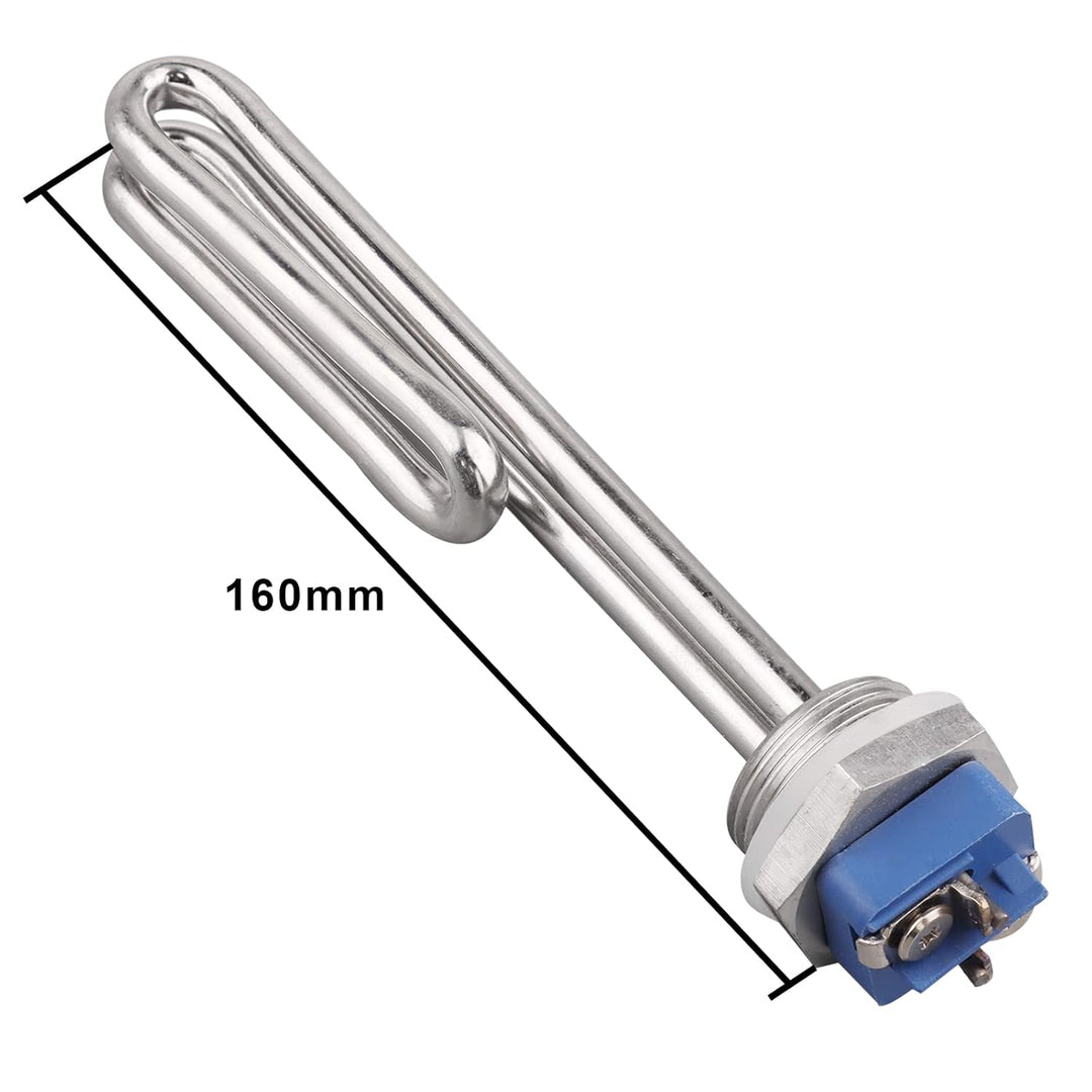 AIICIOO Heizelement 240v 1000w 1 Zoll BSP (DN25) Edelstahl mit Silikon-O-Ring, 240V 1000W