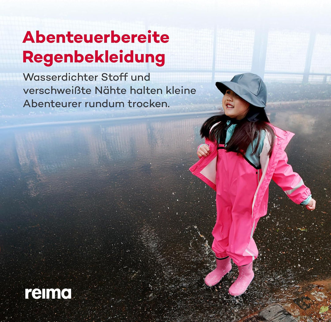 reima Kinder Lampi Jacke Regenjacke Hardshelljacke Candy pink 98, Candy pink 98