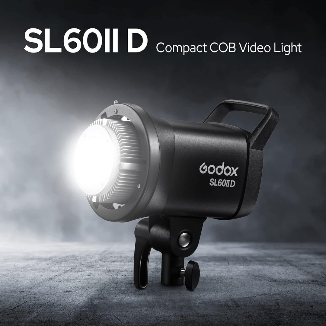 Godox SL60IID SL60II-D LED Video Lichter, 5600±200K, Upgraded CRI 96+, TLCI 97+, eingebaute 8 FX Eff