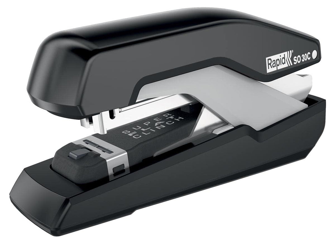 Rapid 5000549 Tacker Super Flachheftgerät (30 Blatt, Mühelos, Omnipress, Hochwertiges Ergonomisches