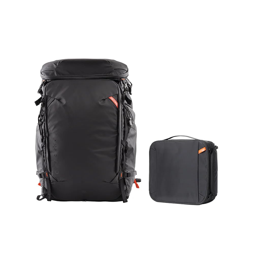 PGYTECH OnePro Flex Rucksack 30L (Space Black) + Kameraeinsatz, mittlere Grösse, Outdoor-Kameratasch