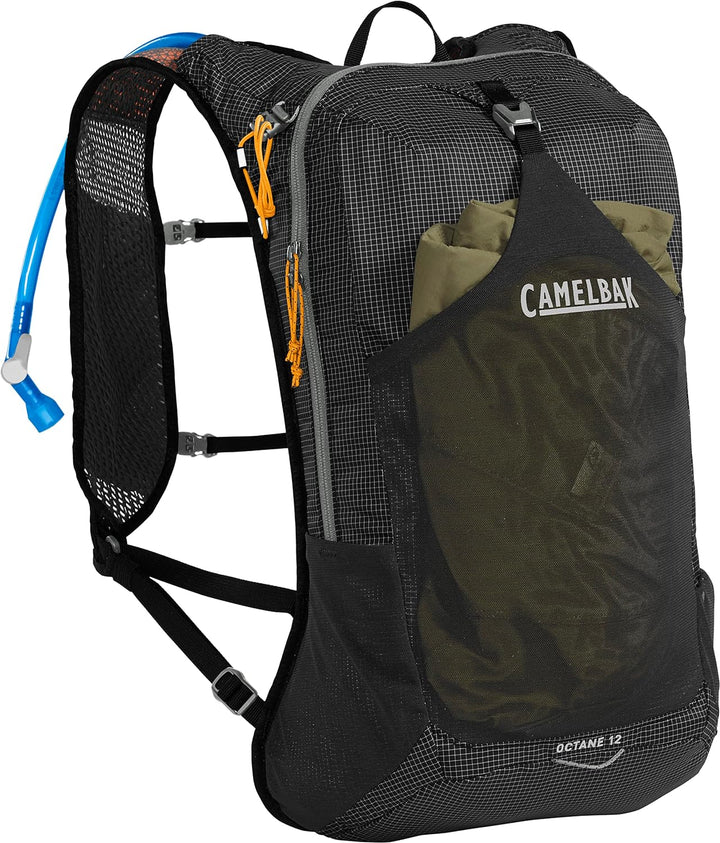 CAMELBAK Unisex-Adult Octane Rucksack 12L Schwarz/Apricot, 12L Schwarz/Apricot