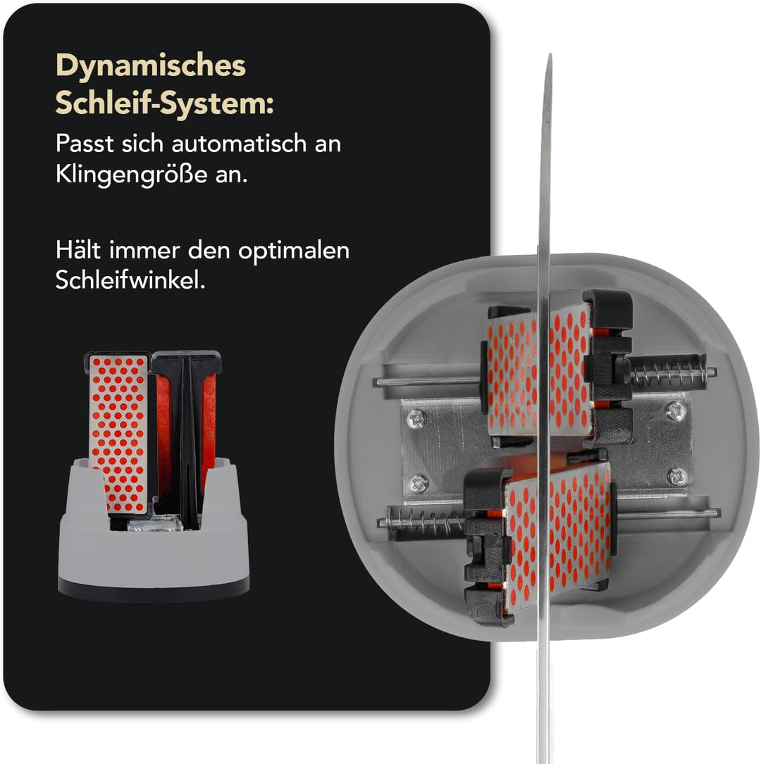 DMT Diamant Messerschärfer Simple-Sharp, grau, 110 x 92 x 83 mm Single, Single