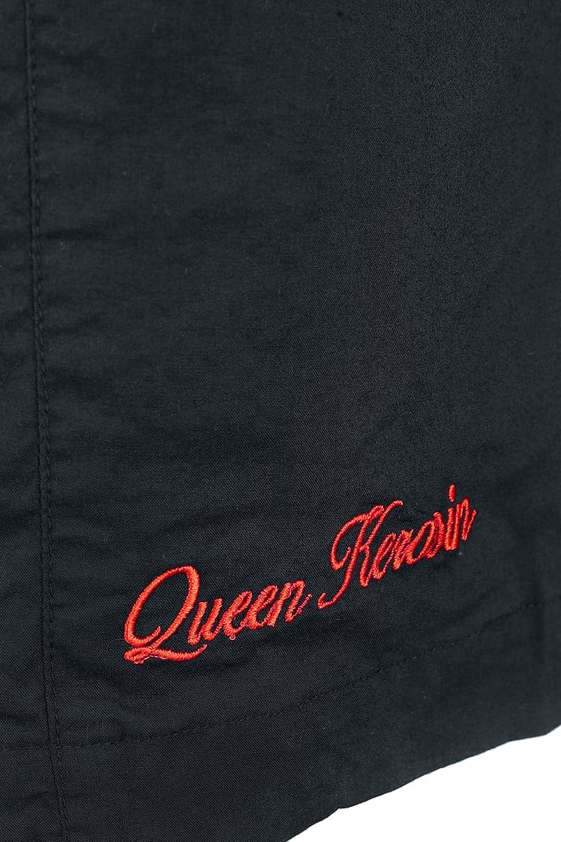 Queen Kerosin Basic Jumpsuit Frauen Jumpsuit schwarz M 55% Baumwolle, 45% Viskose Fashion & Style