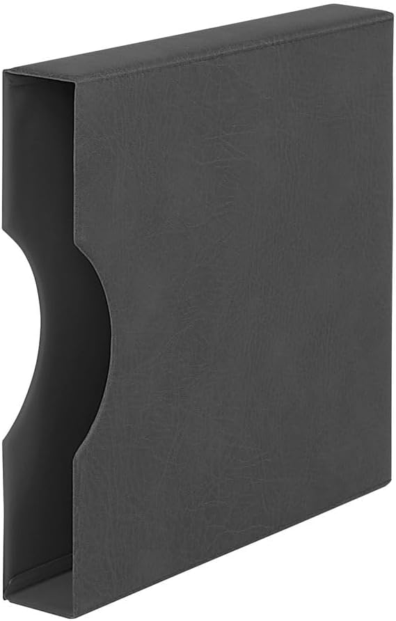 LINDNER Das Original Set: Ringbinder Regular mit Schutzkassette 814, schwarz