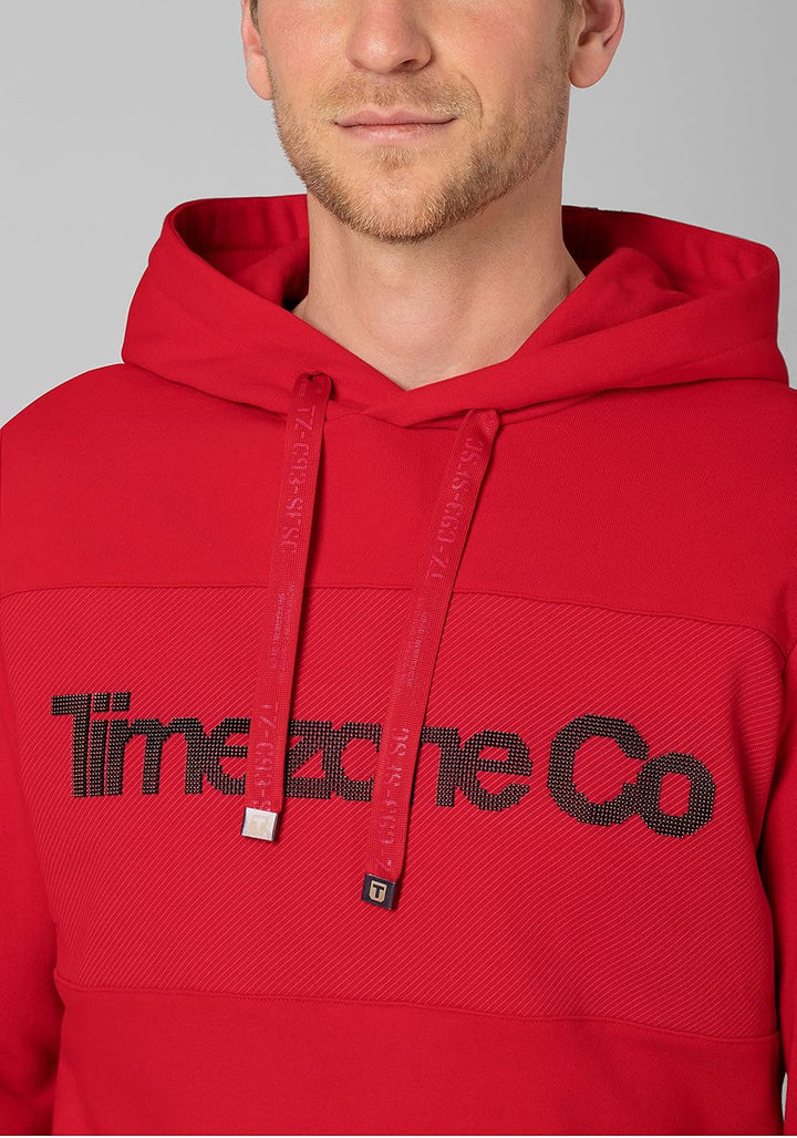 Timezone Herren Hoody Kapuzenpullover S Timezone Red, S Timezone Red