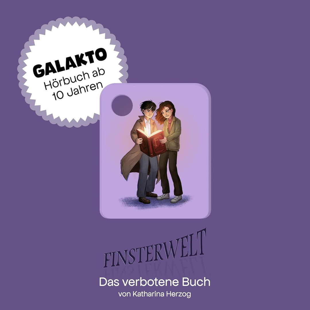 Galakto Audio-Token, Finsterwelt - das Verbotene Buch, Hörbuch für Kinder ab 10 Jahren, Spielzeit ca