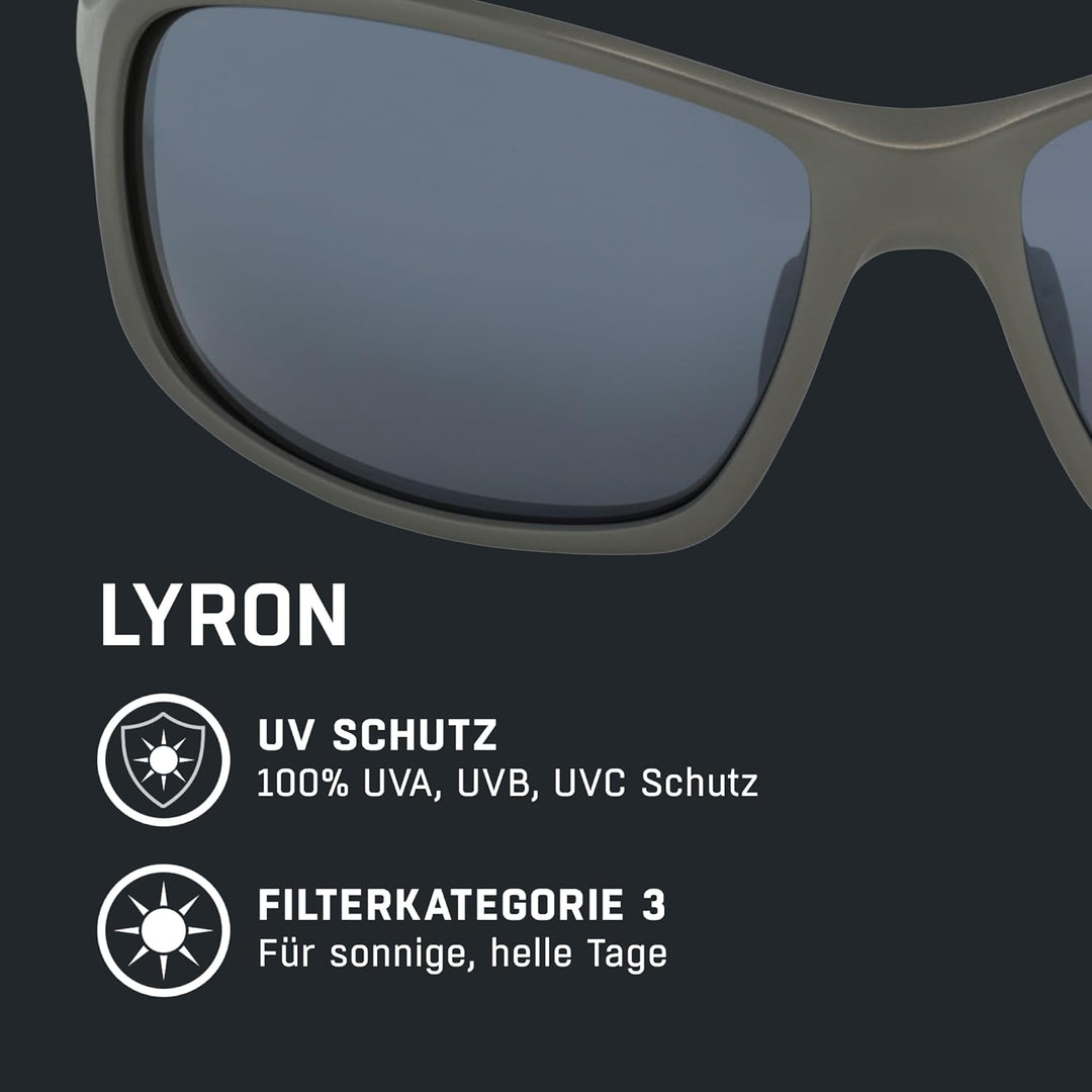 ALPINA LYRON - Verspiegelte und Bruchsichere Sport- & Fahrradbrille Mit 100% UV-Schutz Für Erwachsen