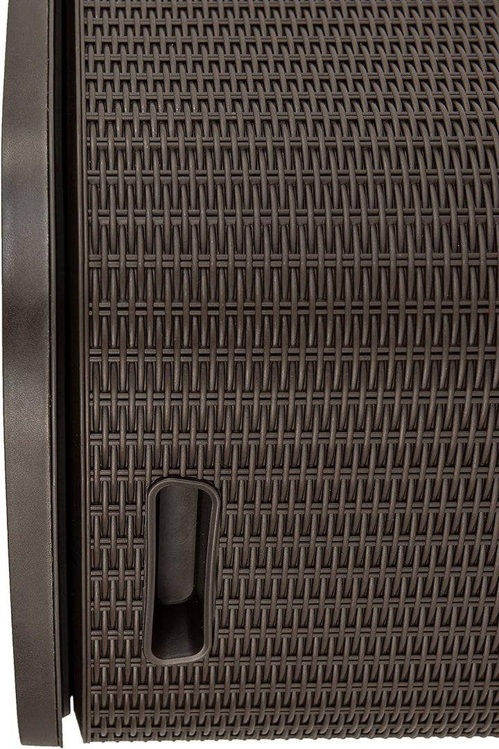 Keter Bevy Bar Kühlschrank und Beistelltisch, braun