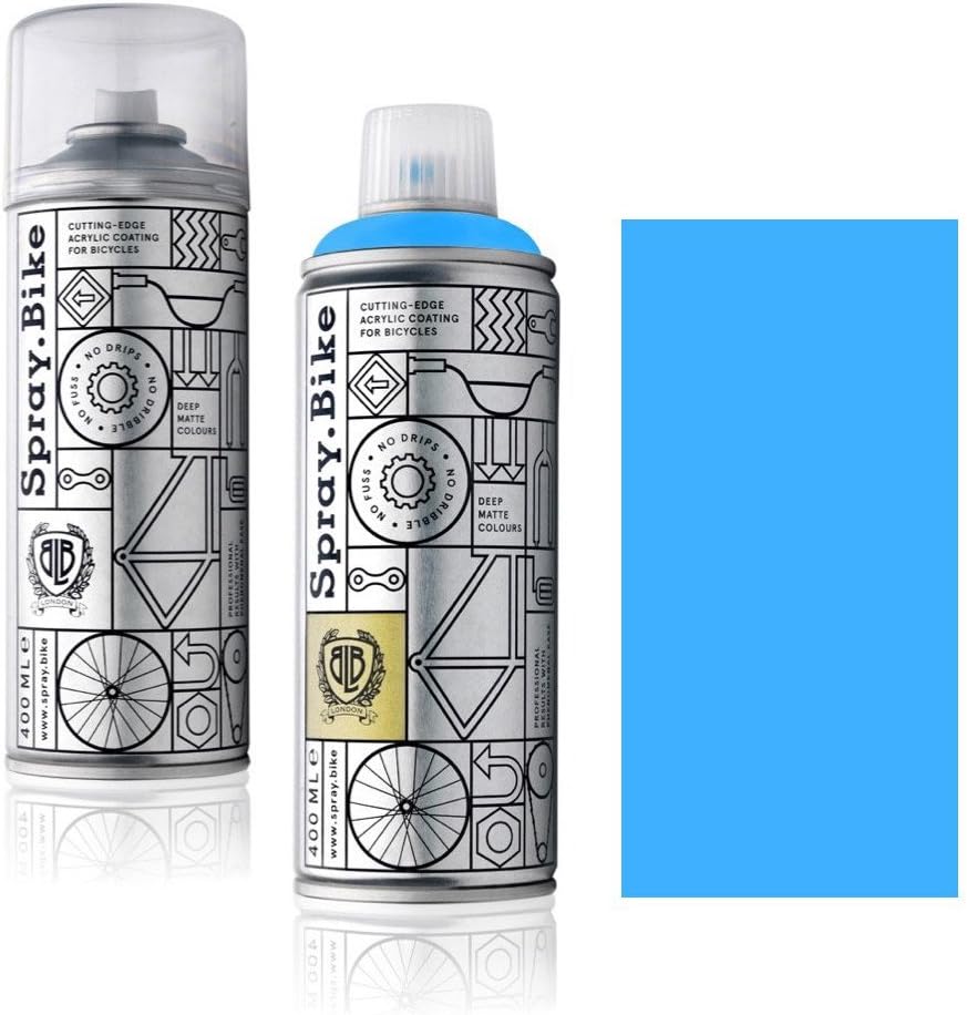 Fahrrad Lackspray in NEON Farben - KEINE GRUNDIERUNG notwendig - Acryllack/Lack Spray in 400 ml Spra