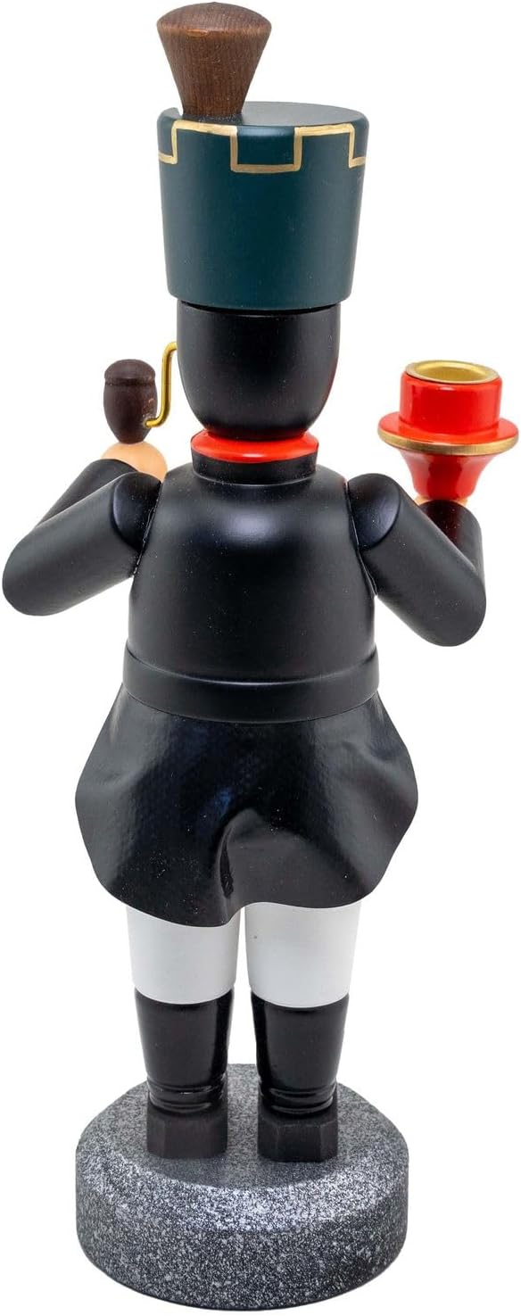 Jan Legler | Räuchermännchen Räucherfigur | erzgebirgische Volkskunst | Made in Germany | 22 cm | Be