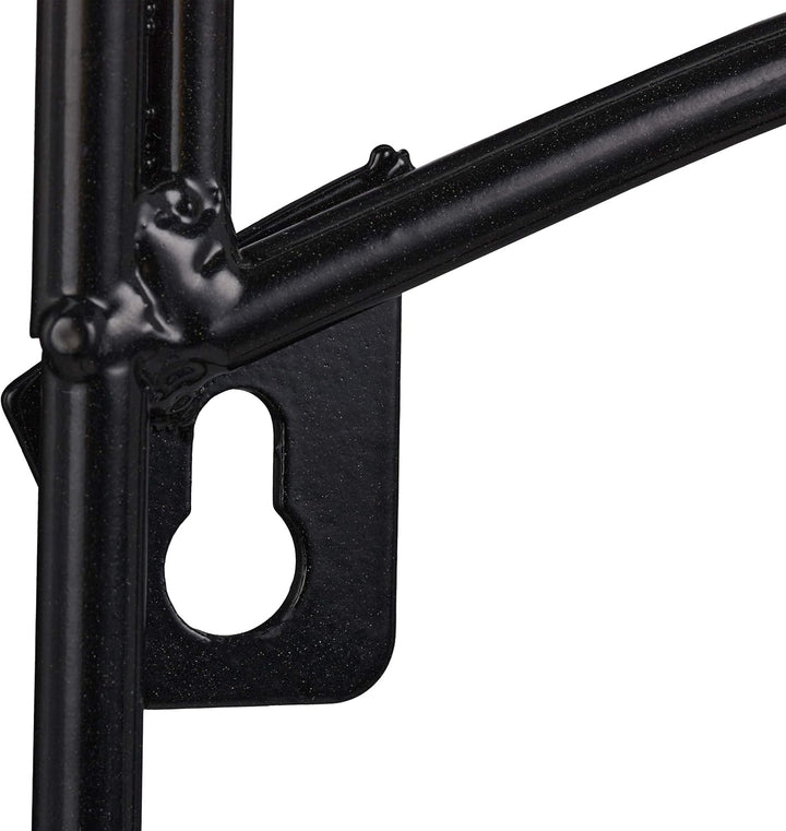Relaxdays Schlauchhalter Wand, für 38 m 5/8'' Schlauch, Gartenschlauchhalterung, Metall Wasserschlau