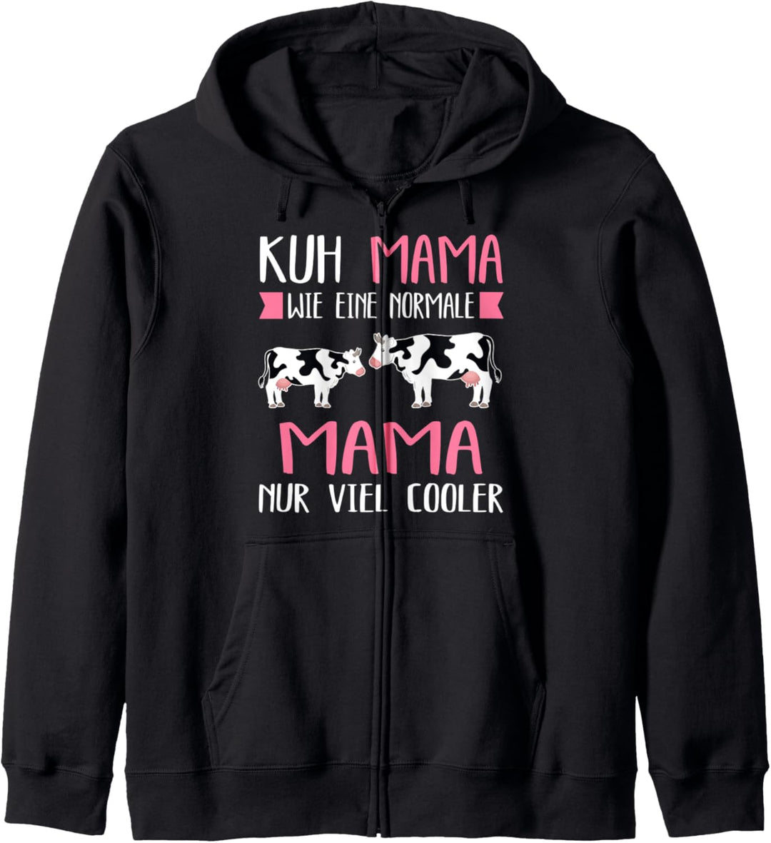Kuh Mama Kühe Landwirtin Kapuzenjacke