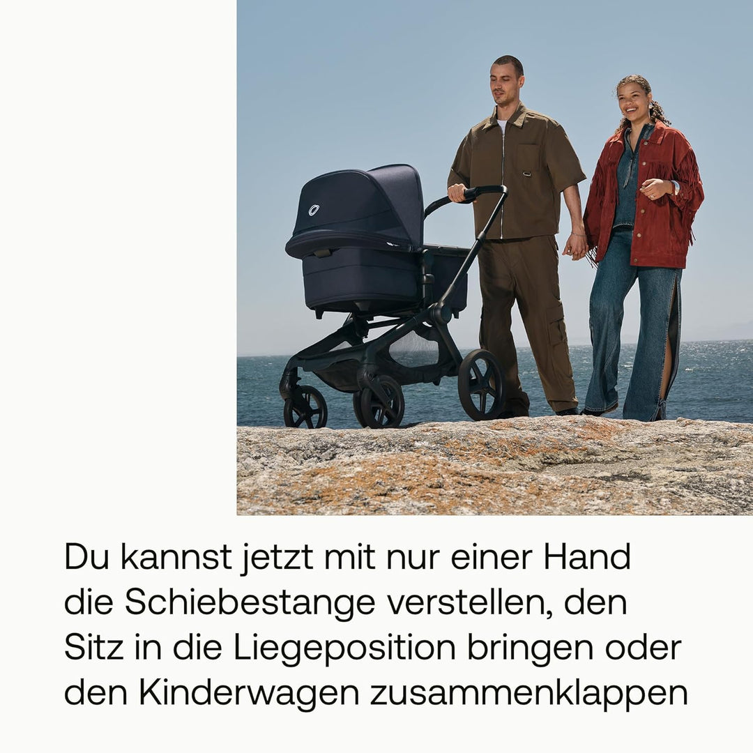 Bugaboo Fox 5 Renew, 2-in-1 Kinderwagen für jedes Gelände, mit Liegewanne und ausziehbarem Kleinkind