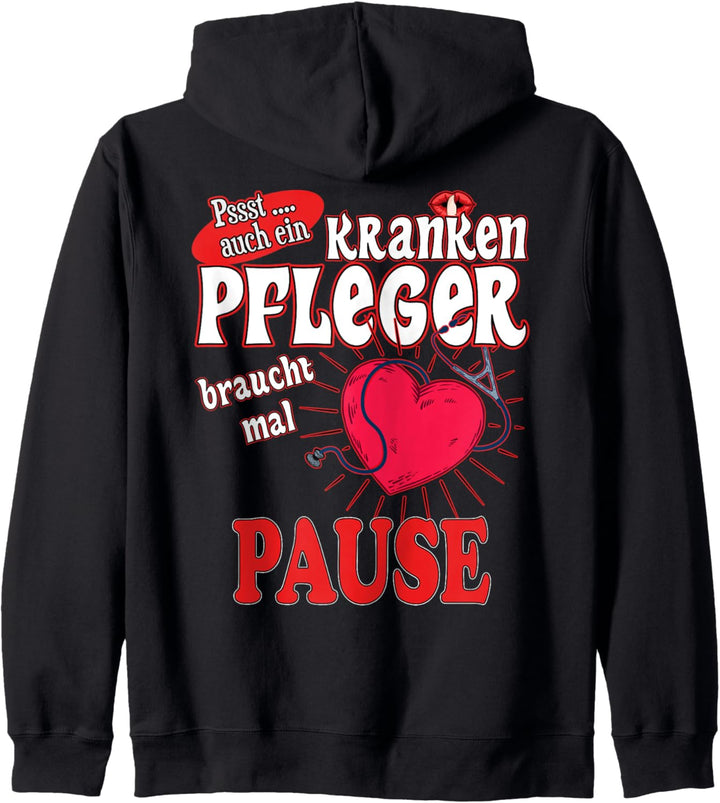 Pausenjacke für Gesundheitspfleger und Krankenpfleger Kapuzenjacke
