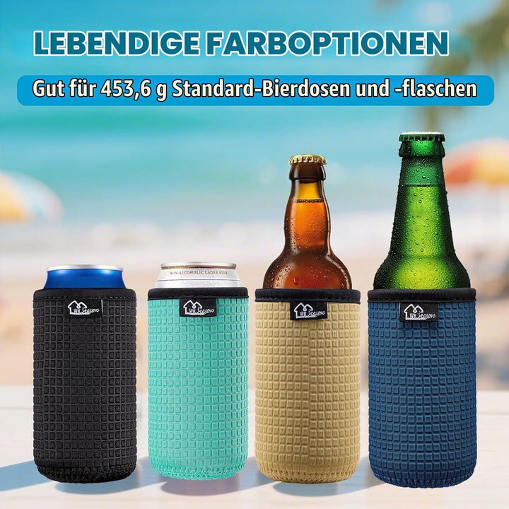 WK IEASON 16oz Can Sleeves Insulators Neoprene Standard Can Covers Coolers Holder Non-Slip Neoprene