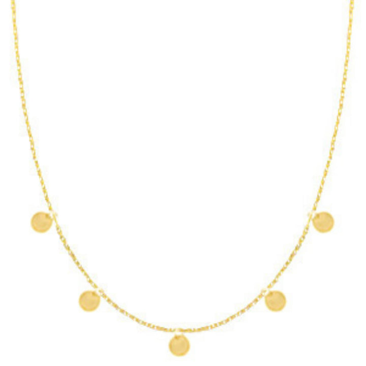 Beach to the City Kette Gold mit Anhängern, Damen aus langlebigem Edelstahl, Wasserfester Schmuck 43