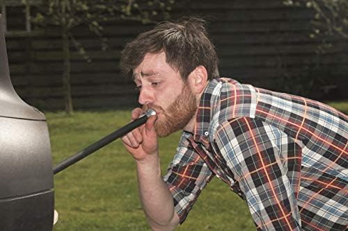 Morsø Ascheschieber und Feuerblasrohr – Glut-Schieber aus Stahl für Grill, Kamin und Forno Outdoor O