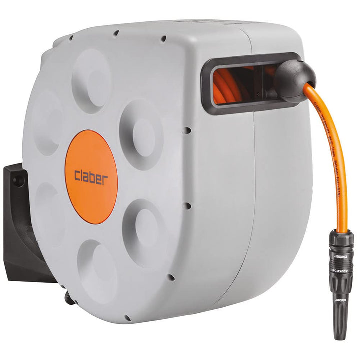 Rotoroll Evolution 30 m Claber, Automatische Schlauchtrommel der Wand Aufhängbar mit Slow Rewind 30m