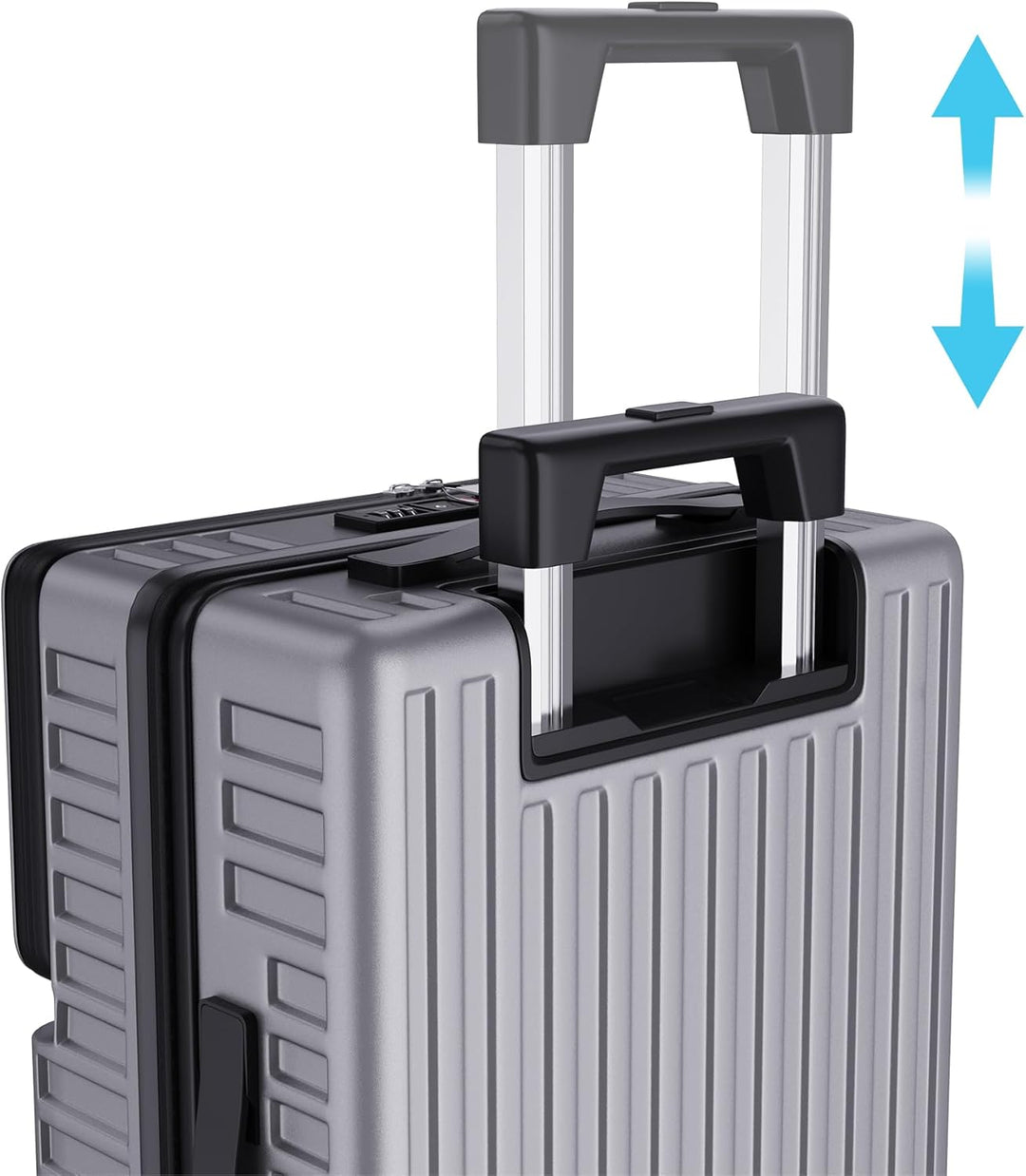 Ravas Kofferset 2 Teilig Hartschale, Koffer & Trolleys Set mit Extrafach, Reisekoffer mit Rollen Set