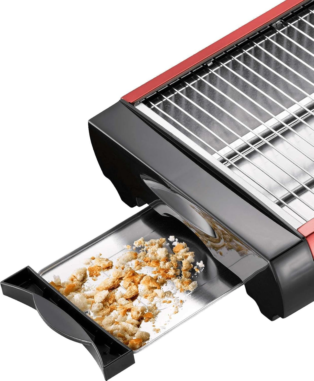 EPIQ 80001211 Flach-Toaster, Tisch-Röster, Edelstahl-Design, Sandwiches, Baguette, 600 Watt Leistung