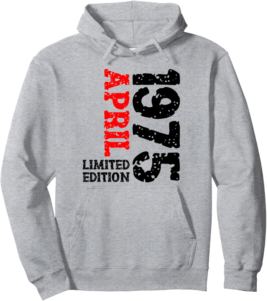48. Geburtstag Deko Frauen Männer Limited Edition April 1975 Pullover Hoodie