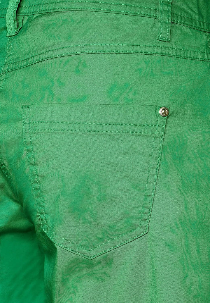 Cecil Damen Baumwollshorts 34W Fresh Green, 34W Fresh Green