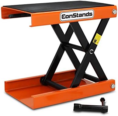 ConStands - Motorrad-Hebebühne für Chopper/Custombike Hydraulisch Sicherung Orange CB58511