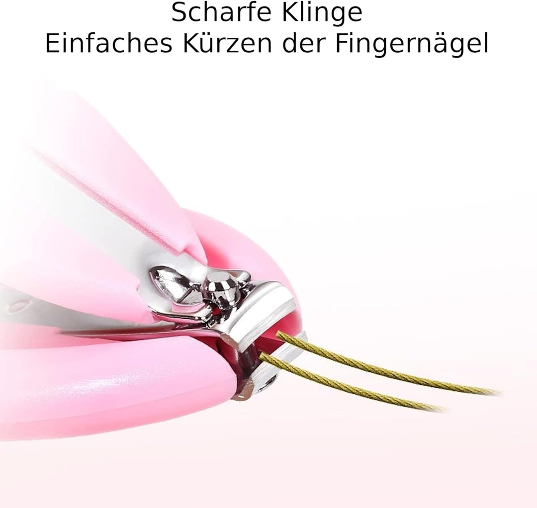 50x EWANTO Baby Nagel Knipser für das Kürzen von Fingernägeln und Zehennägeln bei Babys 51 mm Länge