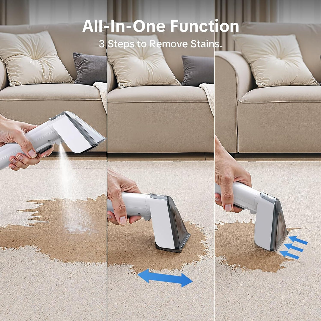 2025 New Upgrade Portable Instant Heated Function Washing Vacuum Cleaner, Multifunctional Carpet & U