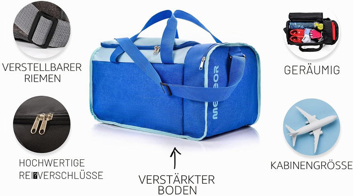 meteor 20 40 L Sporttasche - Kinder Badetasche Herren schwimmtasche Schultertaschen Reisetasche Urla