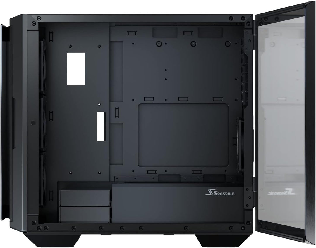 Seasonic Syncro Q704 Mid-Tower ATX PC Case + DPC-650 PSU (650 W/ATX 12 V/80 Plus Gold Certified/Full