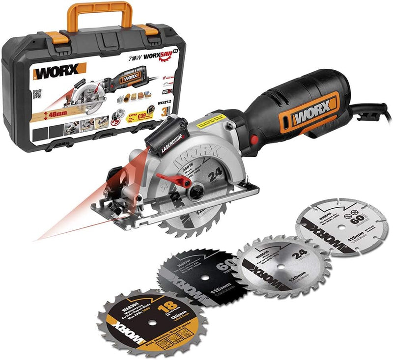 Worx WX427.2 Mini Circular Worxsaw 46